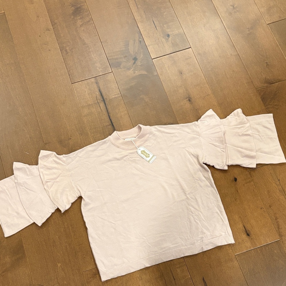 Fun Ruffle Sleeve Top - Pink 🤩